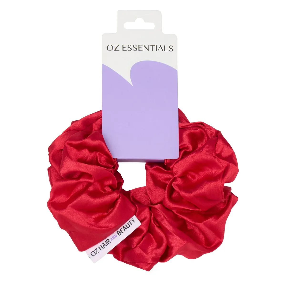 Oz Essentials Large Scrunchie Set - Red, view 2
