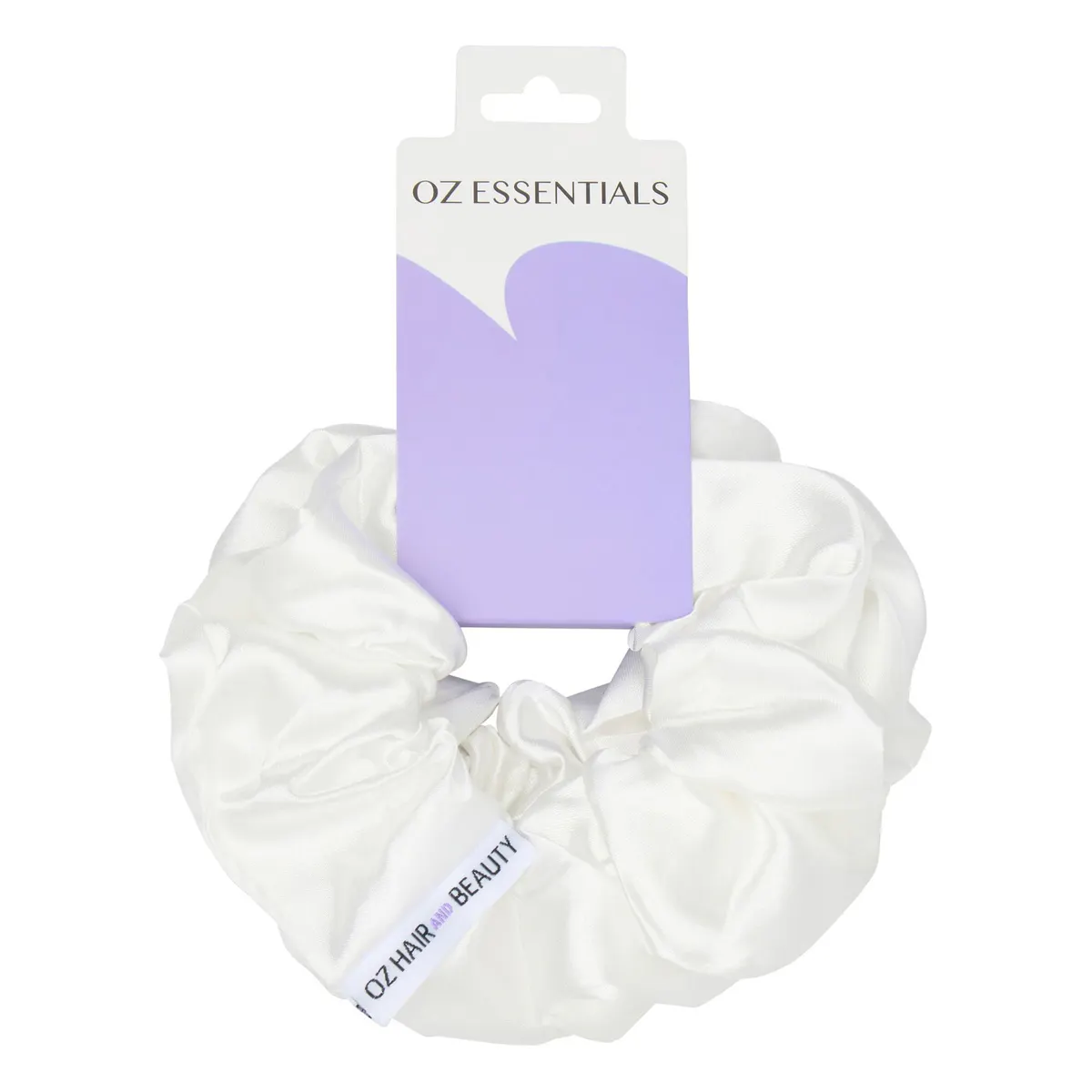 Oz Essentials Large Scrunchie Set - White, view 2