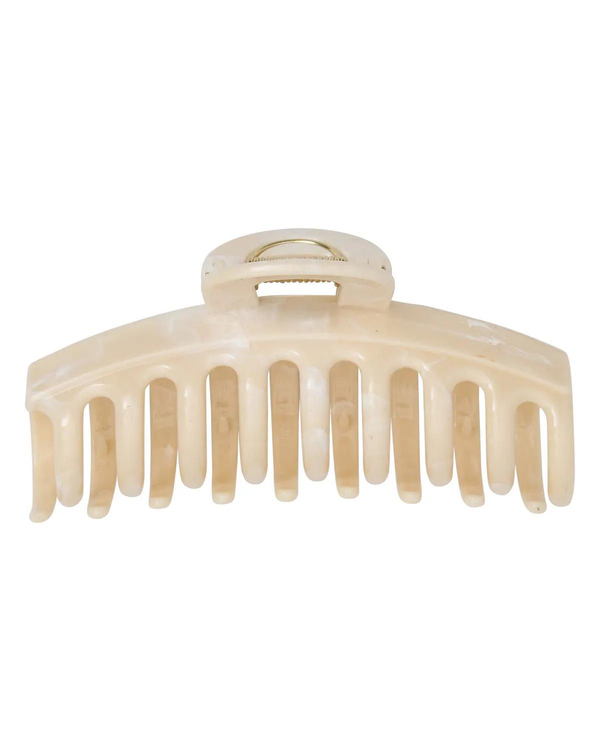 Oz Essentials Marble Claw Clip - Cream