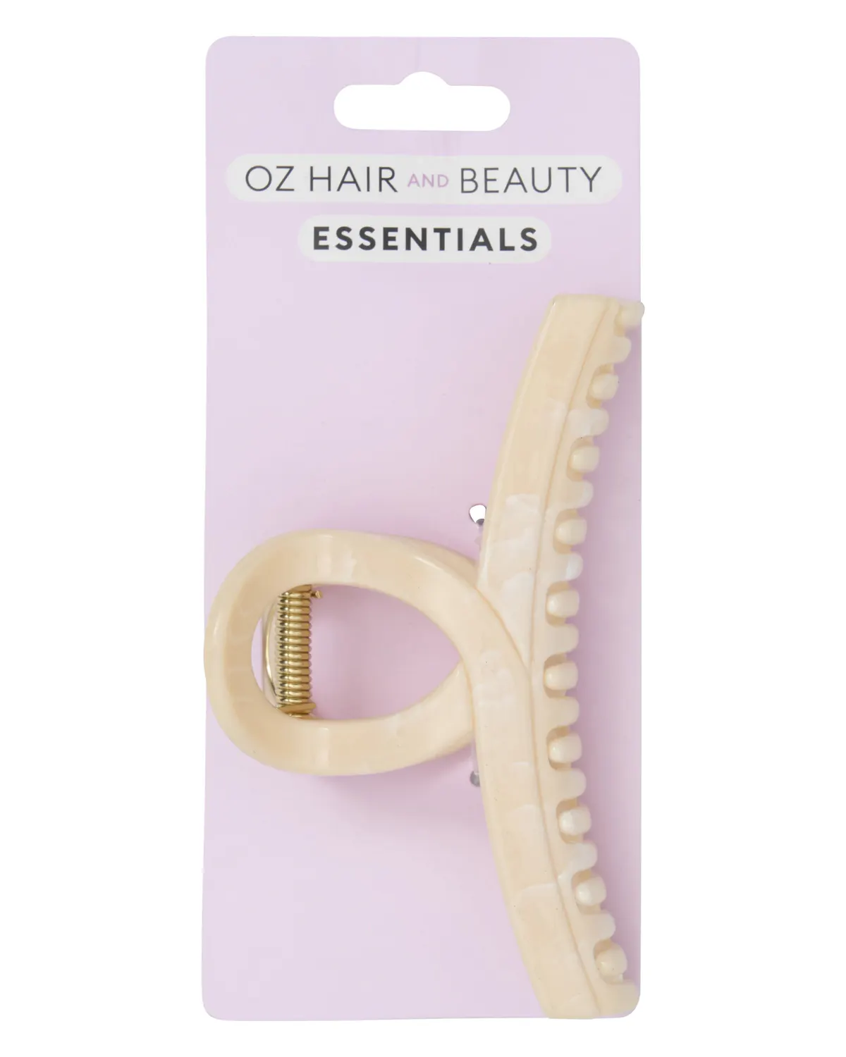 Oz Essentials Marble Design Clip - Cream, view 2