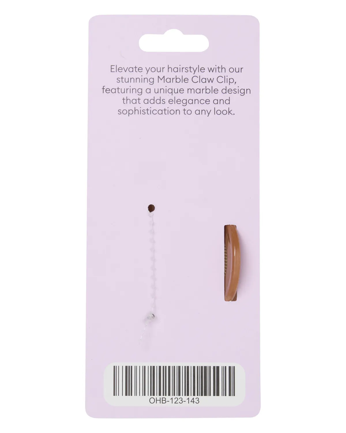 Oz Essentials Marble Design Clip - Tan, view 3