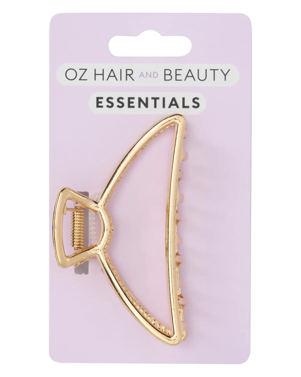 Oz Essentials Metal Claw Clip - Gold, view 2