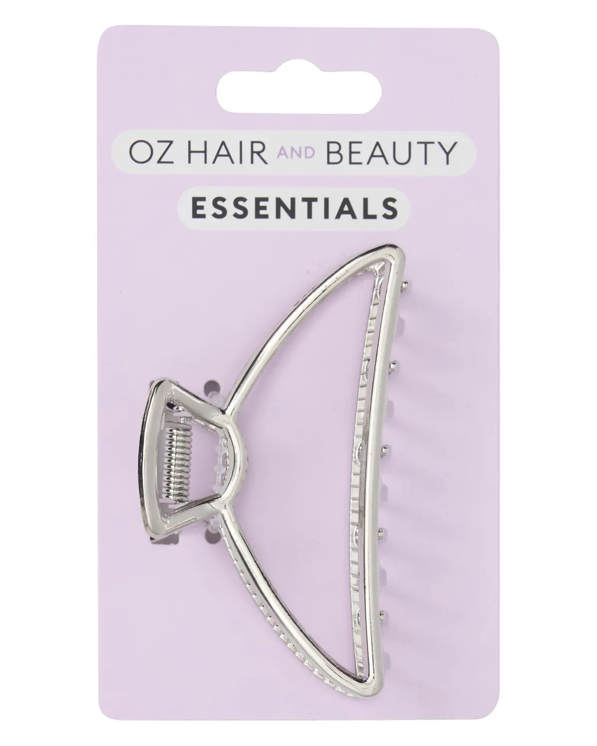 Oz Essentials Metal Claw Clip - Silver, view 2