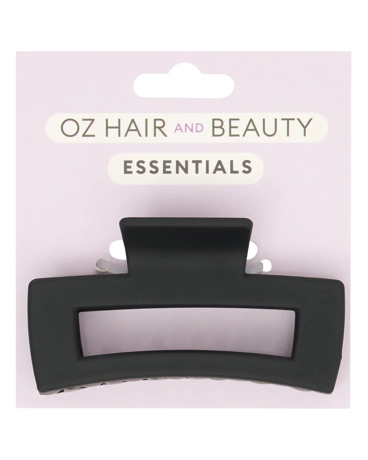 Oz Essentials Medium Claw Clip - Black, view 2
