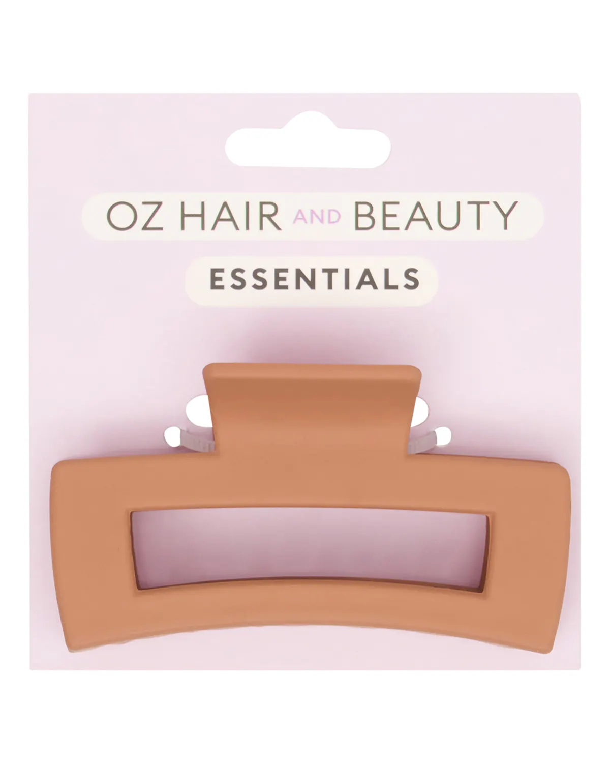 Oz Essentials Medium Claw Clip - Camel, view 2