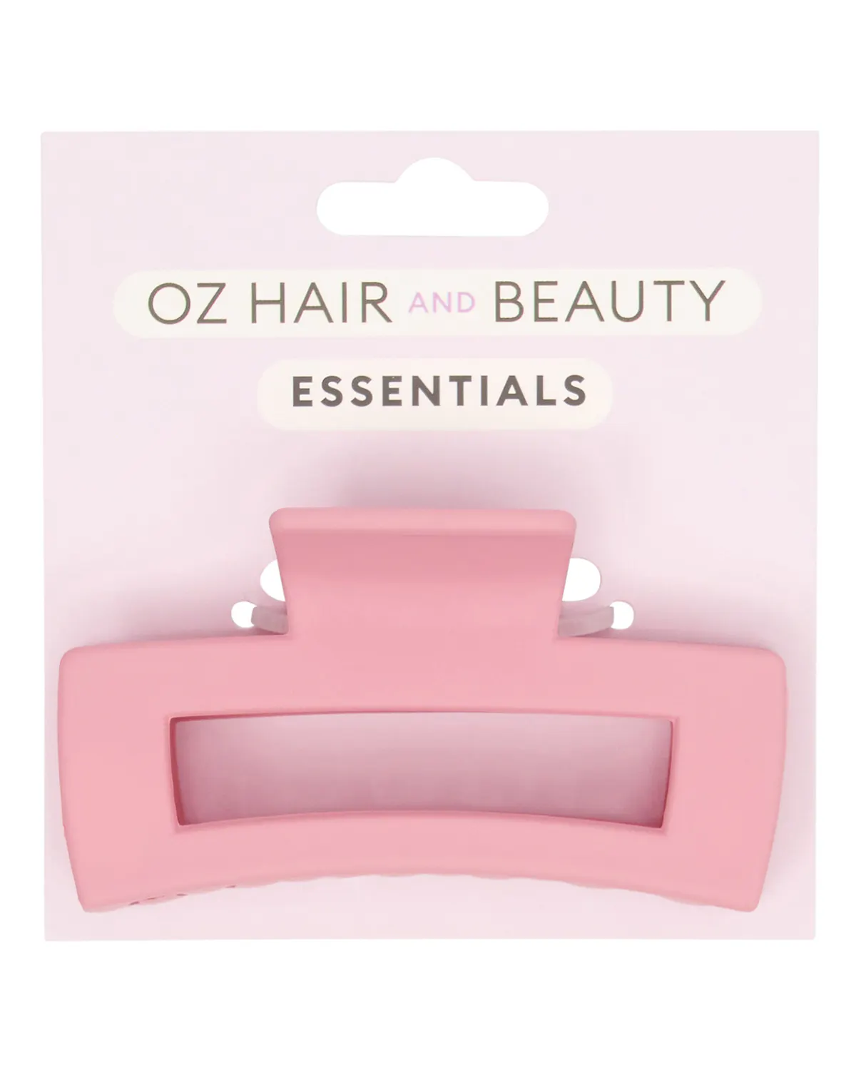 Oz Essentials Medium Claw Clip - Pink, view 2