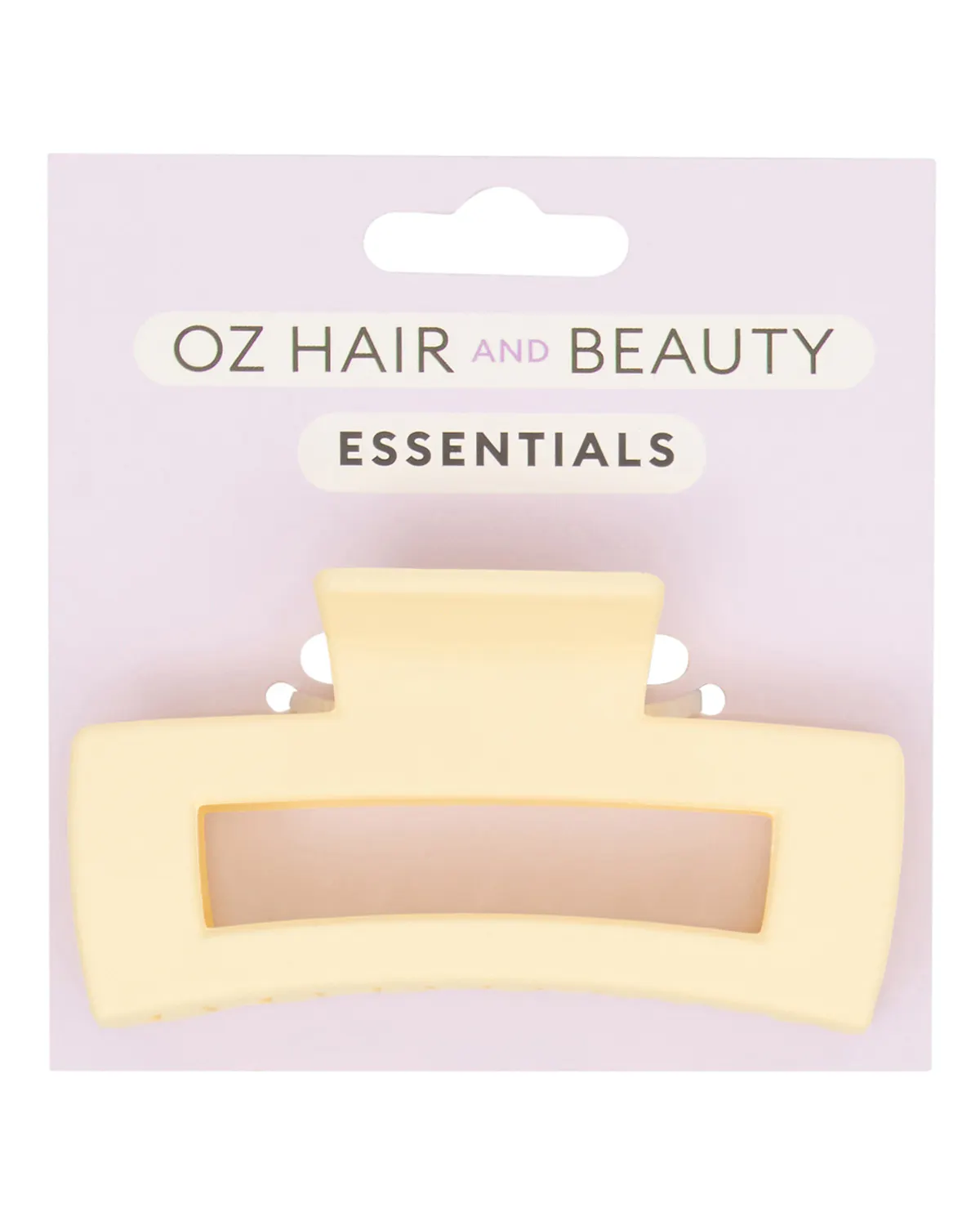 Oz Essentials Medium Claw Clip - Cream, view 4