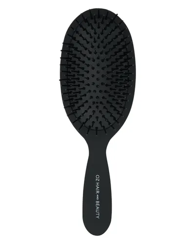 Oz Essentials Oval Cushion Detangler Brush - Black