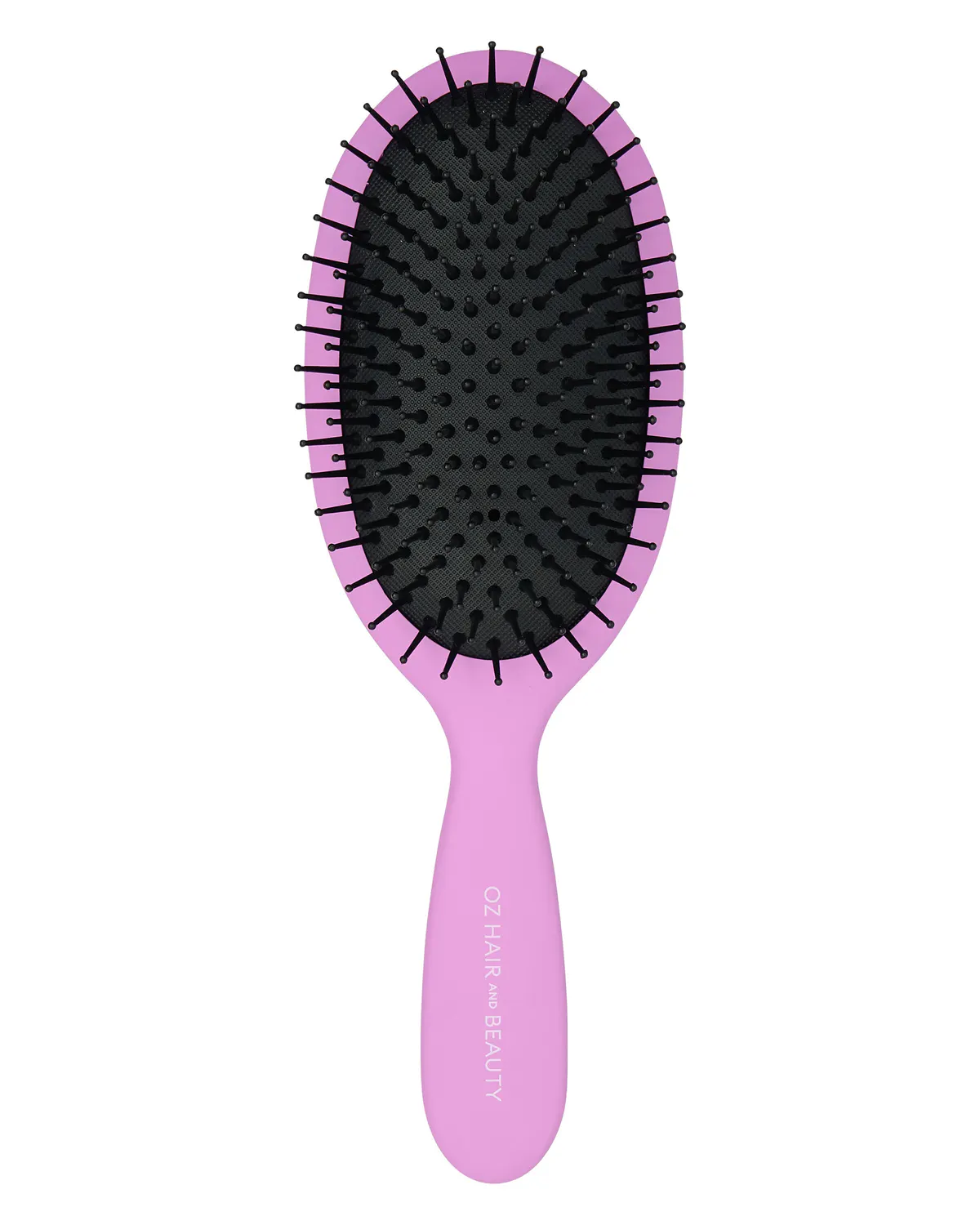 Oz Essentials Oval Cushion Detangler Brush - Purple