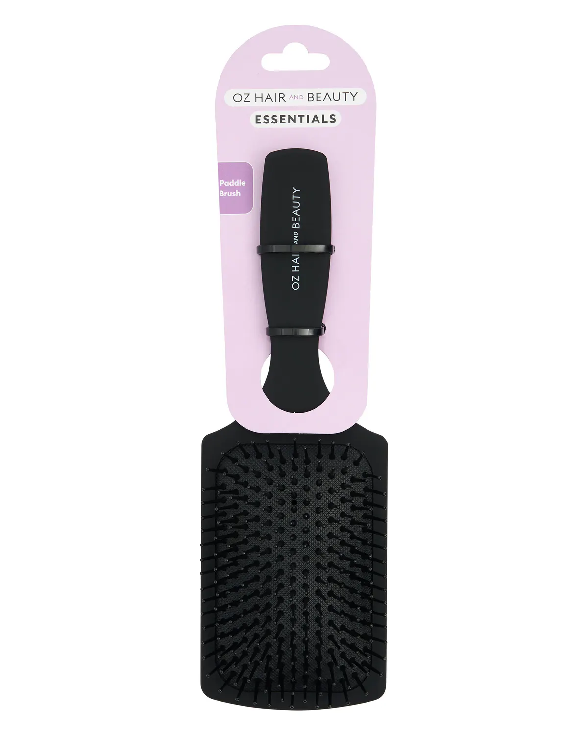 Oz Essentials Paddle Brush - Black, view 2