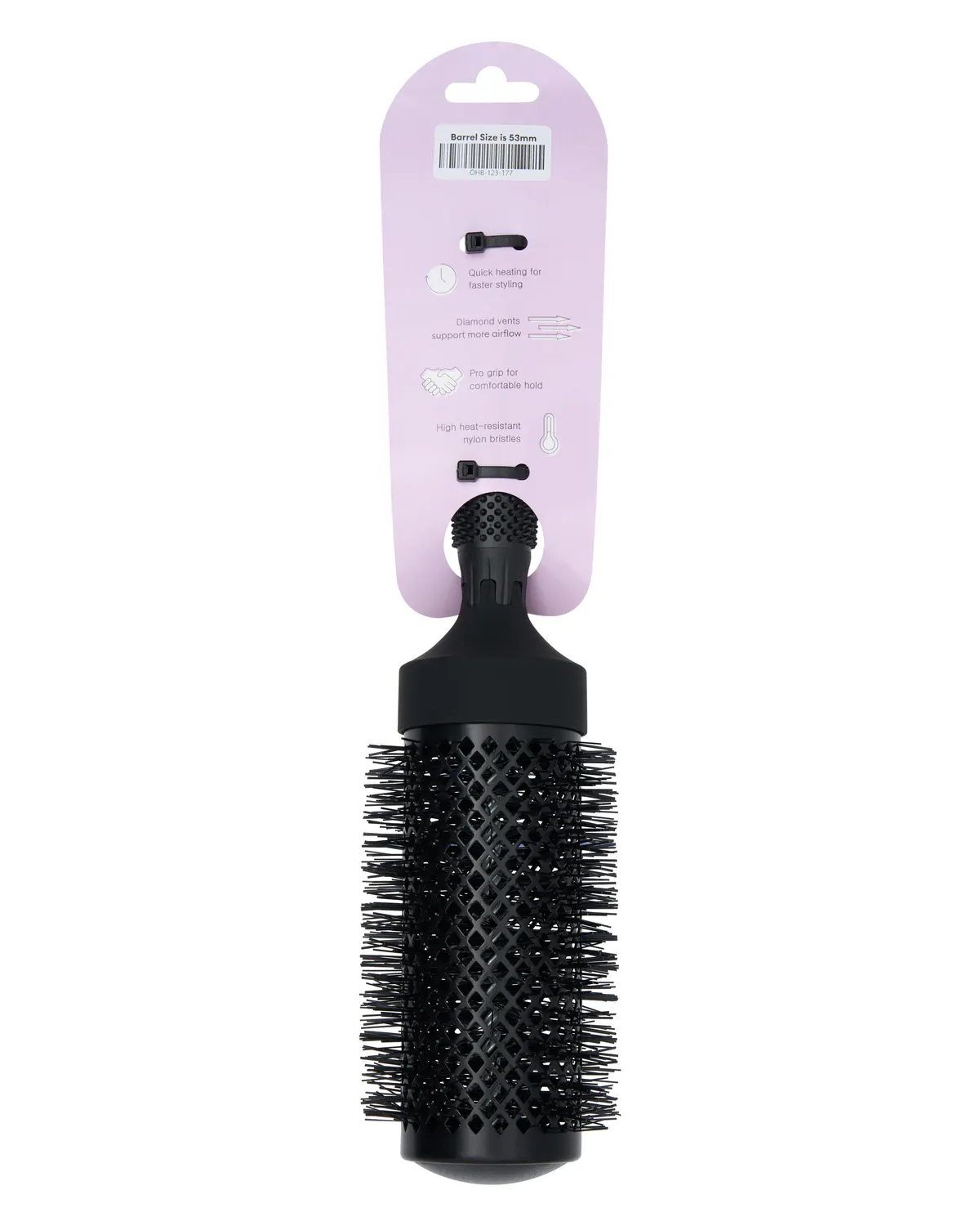 Oz Essentials Salon Pro Brush 53mm - Black, view 3