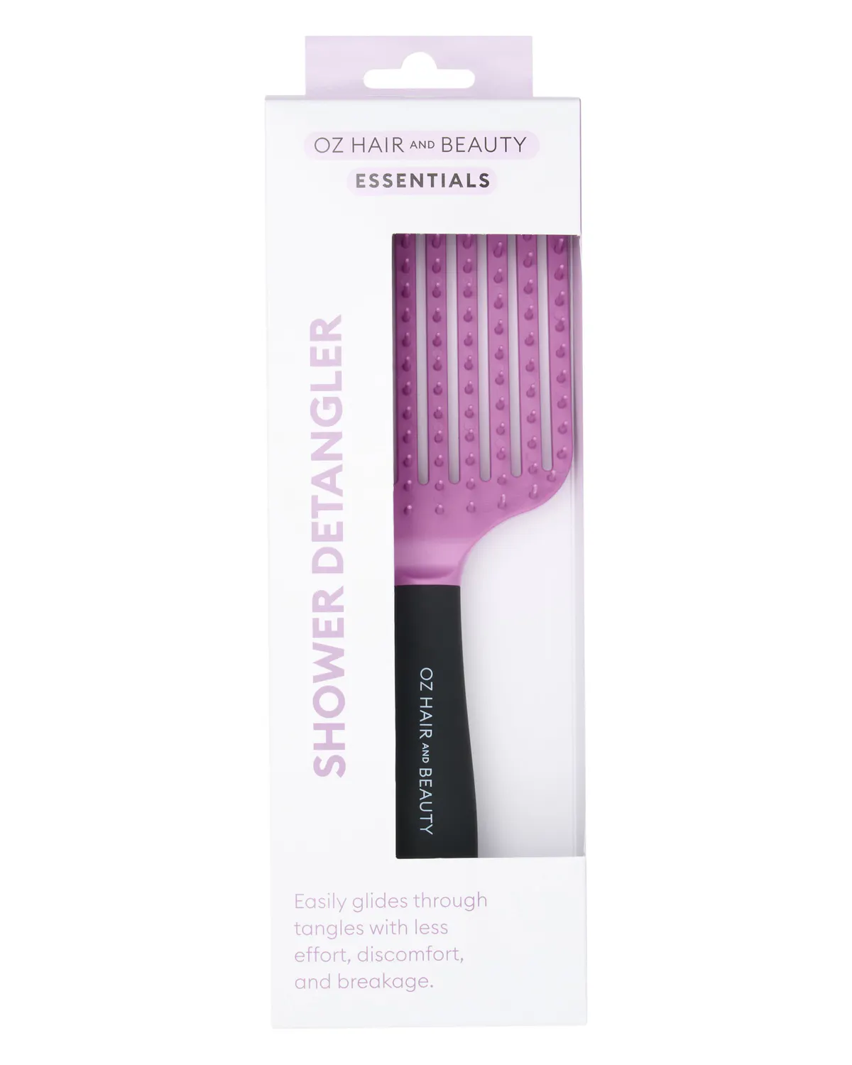 Oz Essentials Shower Detangler - Purple, view 3