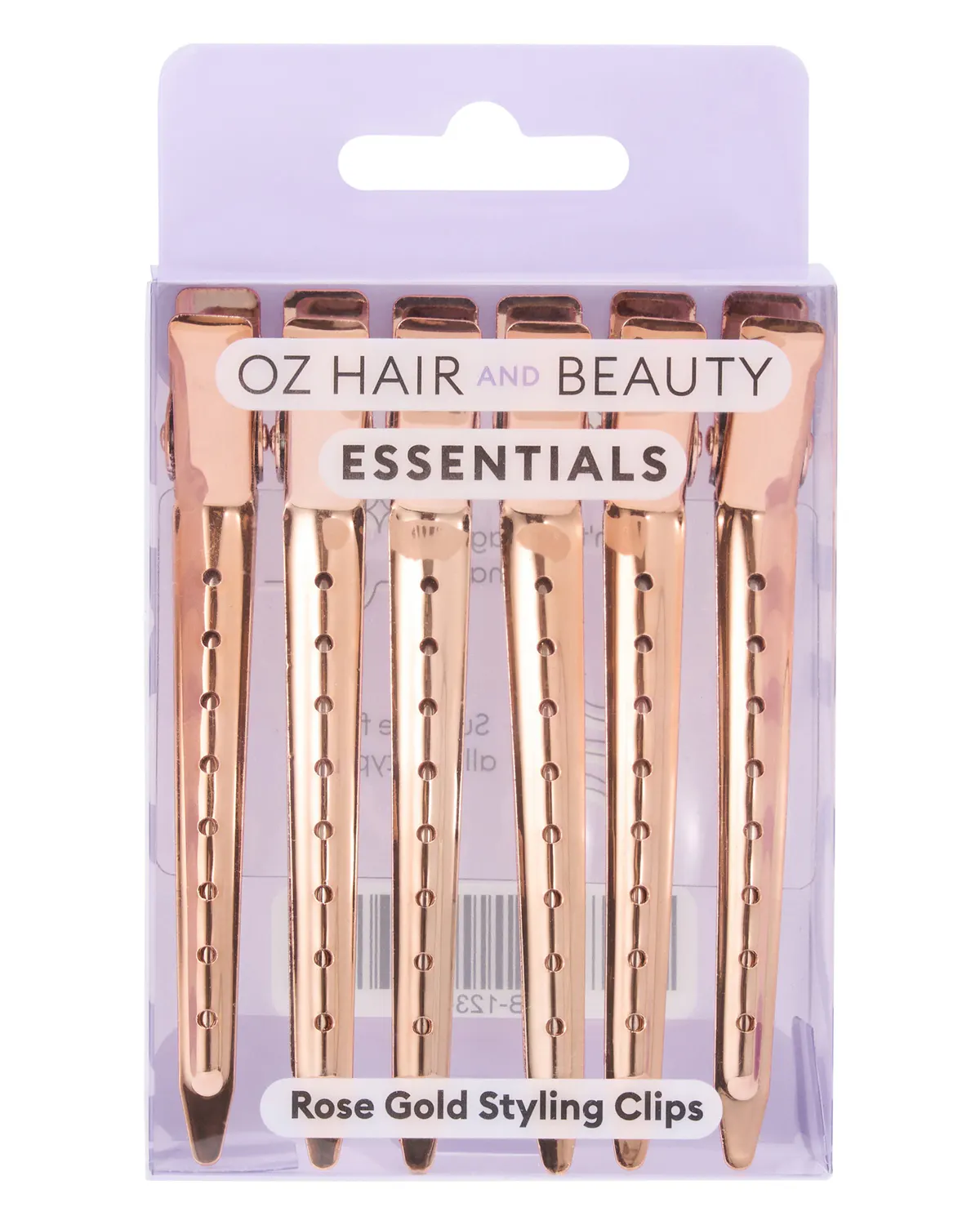 Oz Essentials Styling Clips - Rose Gold, view 2