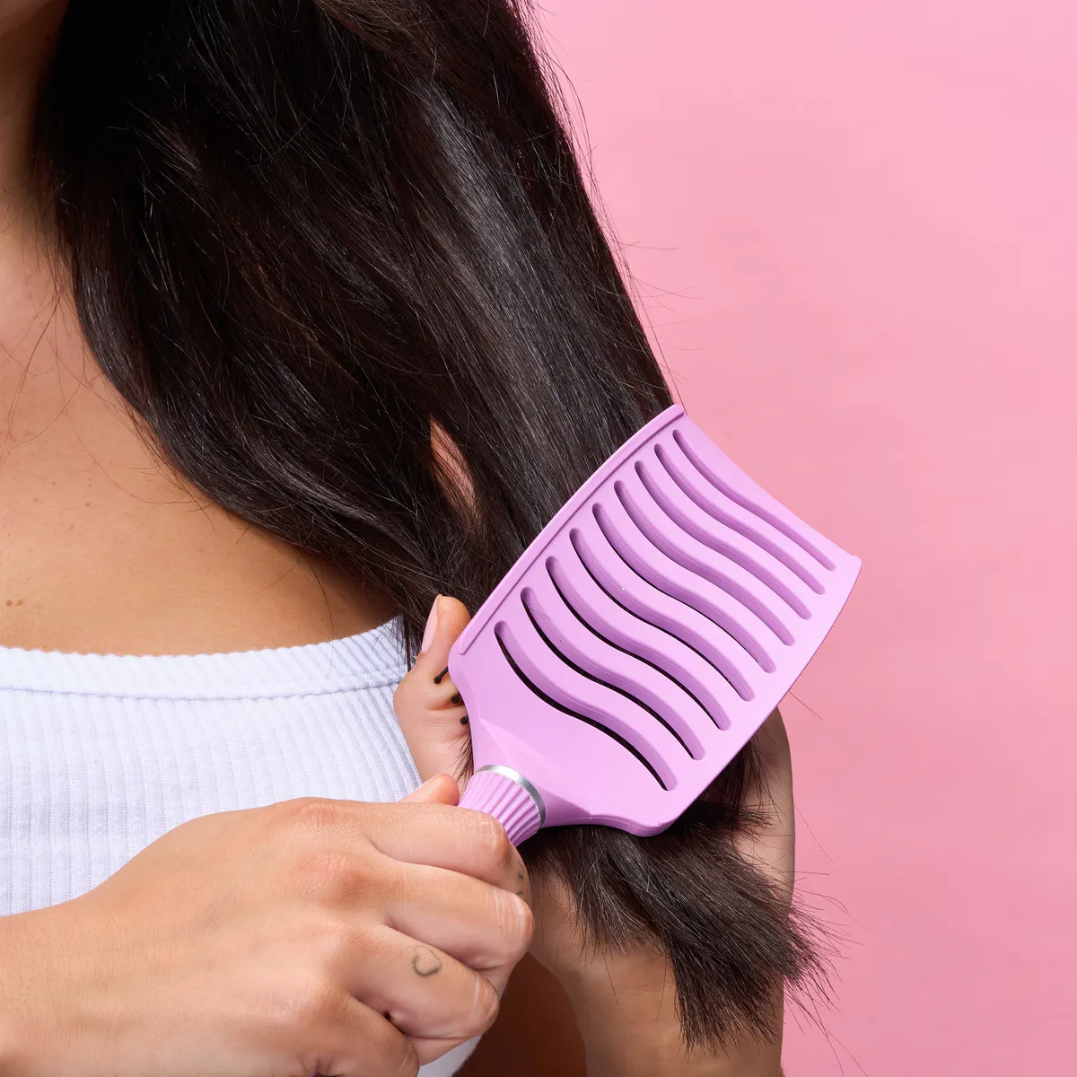 Oz Essentials Rapid Dry Vent Brush - Purple, view 3