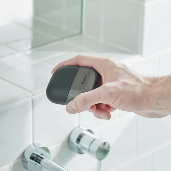 Panasonic 3-Blade Wet & Dry Compact Electric Shaver - Black, view 6