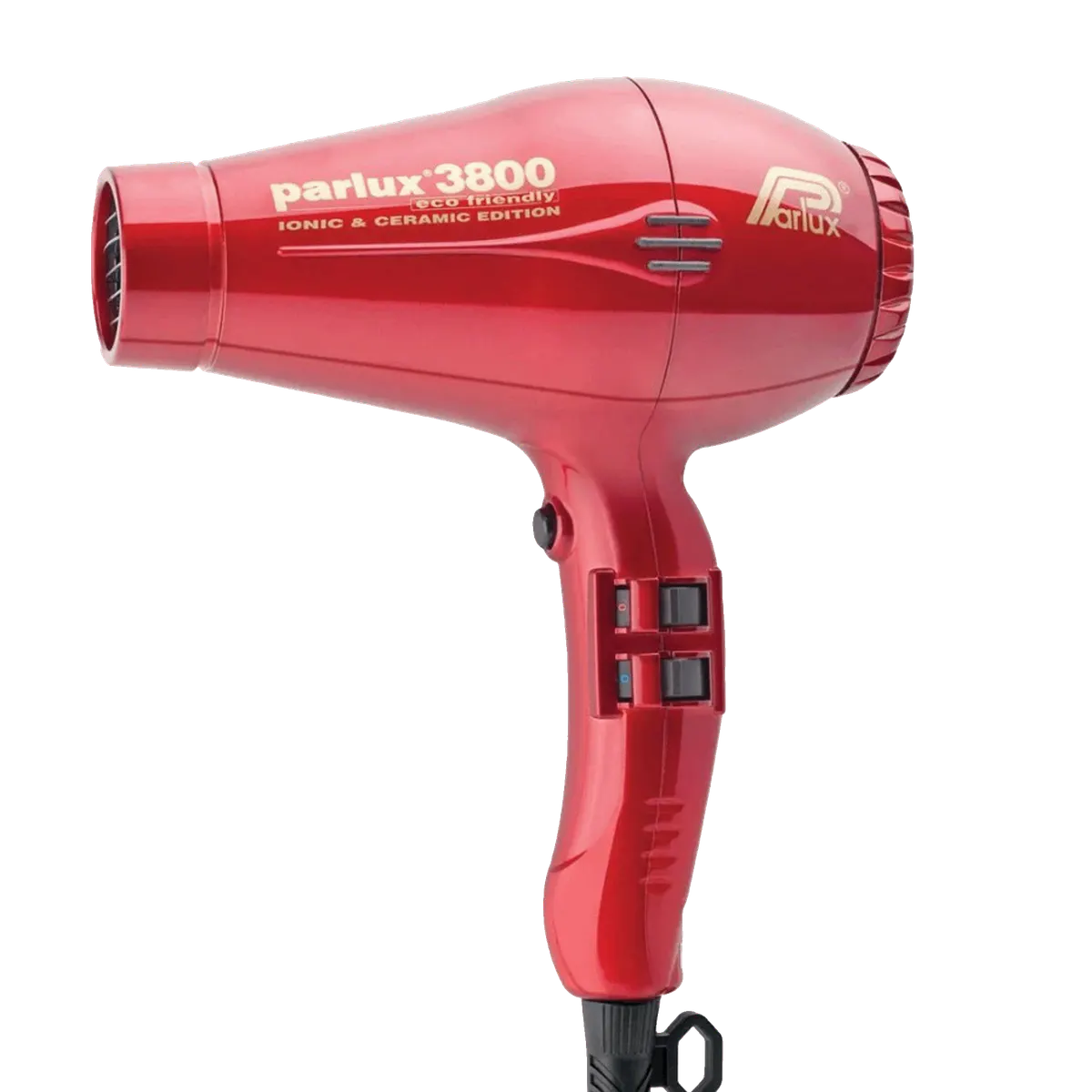 Parlux 3800 Ionic and Ceramic Hair Dryer - Red