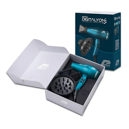 Parlux DigitAlyon Hair Dryer And Diffuser Blue, view 2