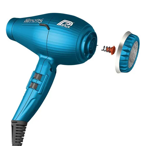 Parlux DigitAlyon Hair Dryer And Diffuser Blue, view 3