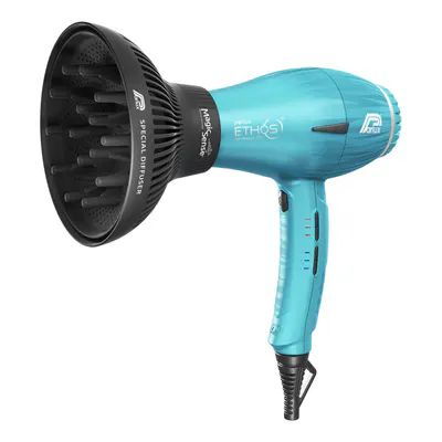 Parlux Ethos Dryer - Galaxy Blue with Diffuser