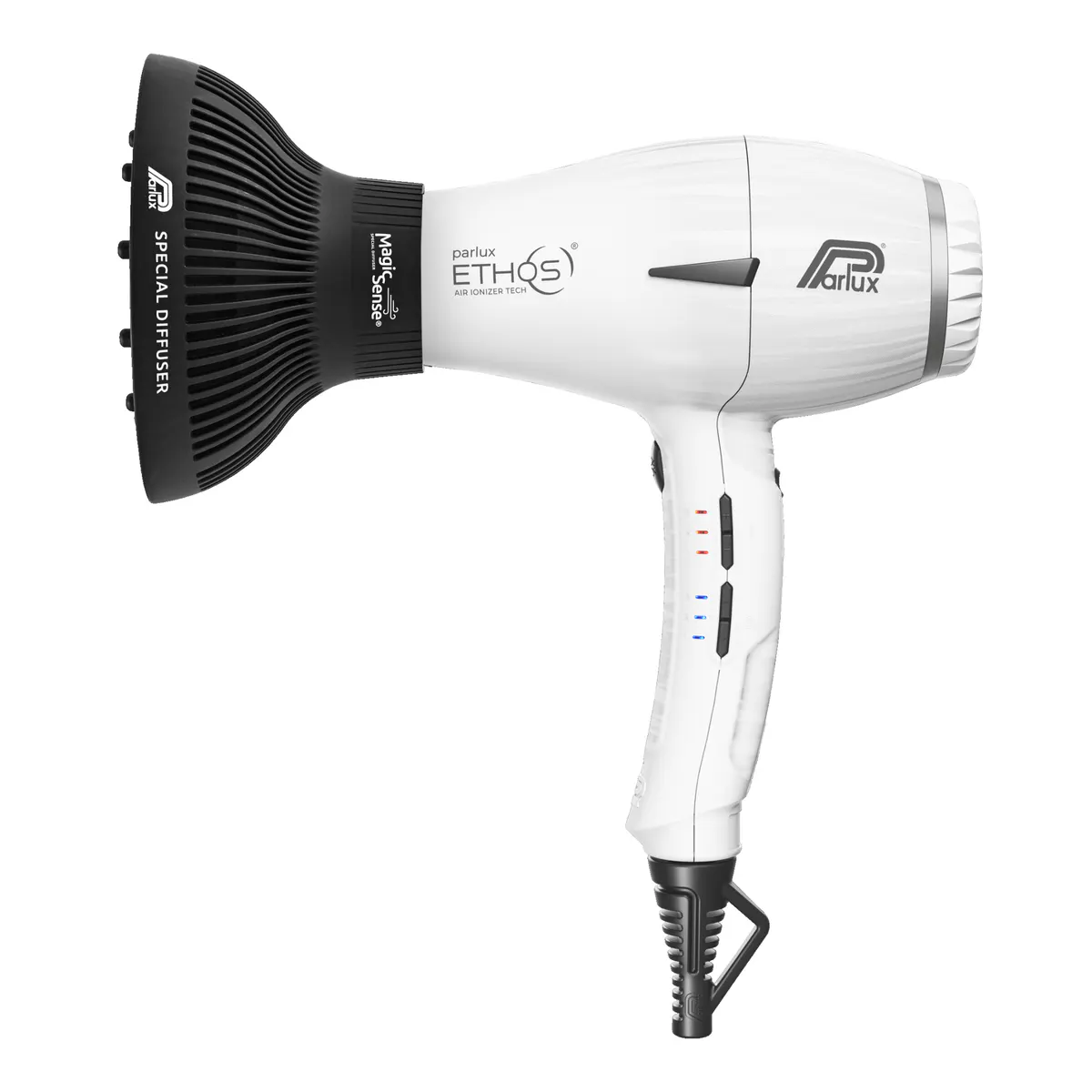 Parlux Ethos Dryer - Matt White with Diffuser