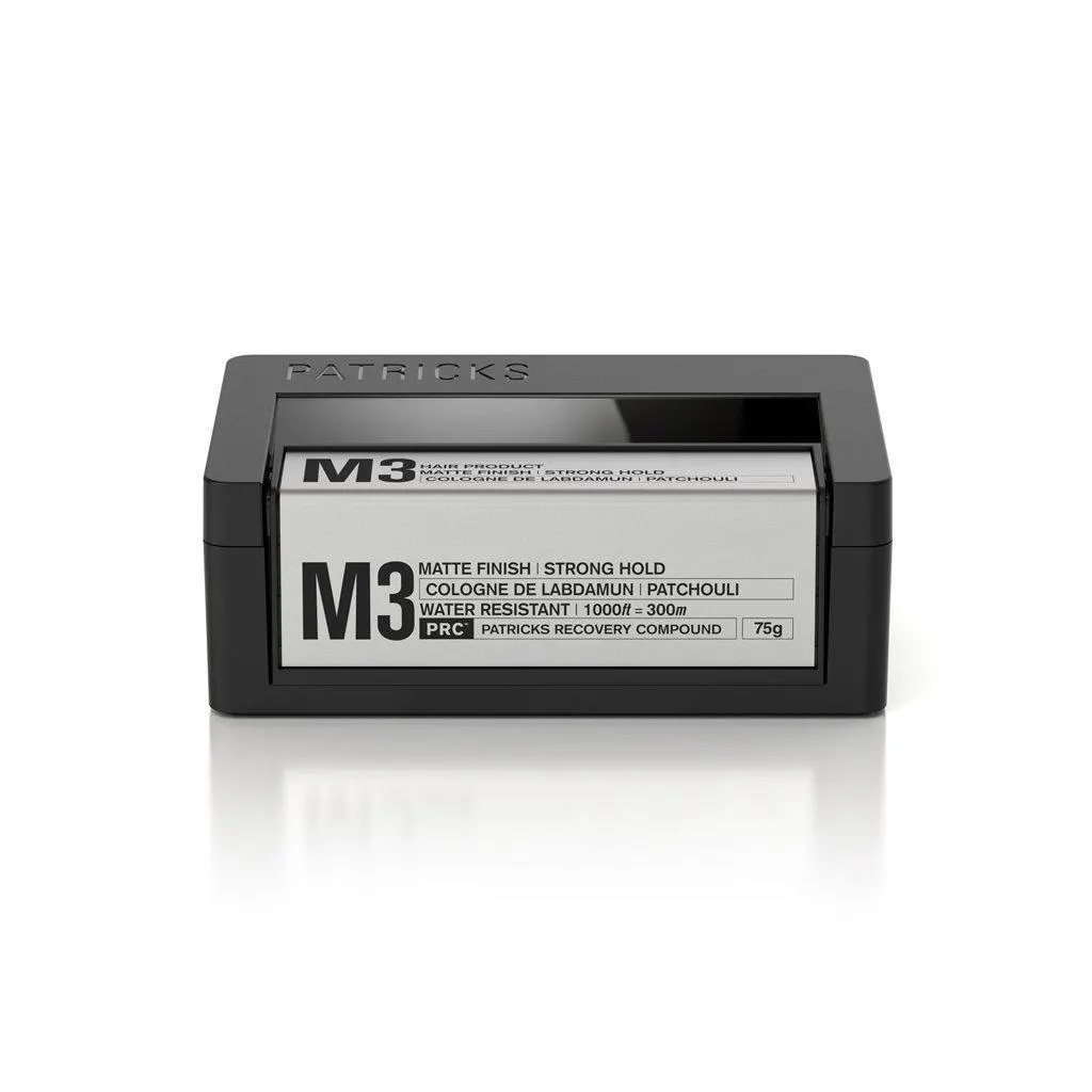 Patricks M3 Matte Finish | Strong Hold Styling Product 75g