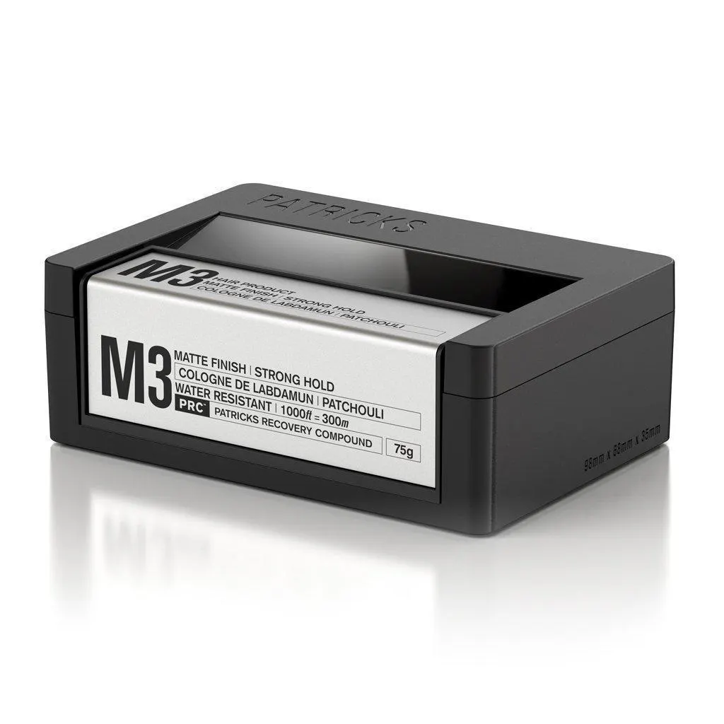 Patricks M3 Matte Finish | Strong Hold Styling Product 75g, view 3