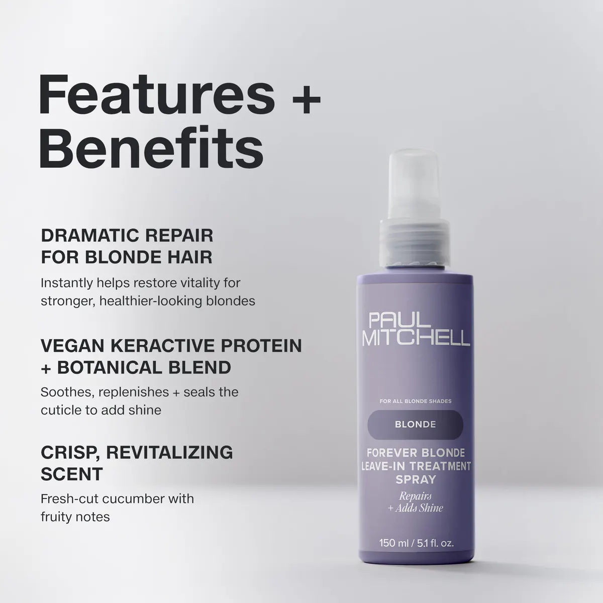 Paul Mitchell Forever Blonde Leave-In Treatment Spray 150ml, view 4