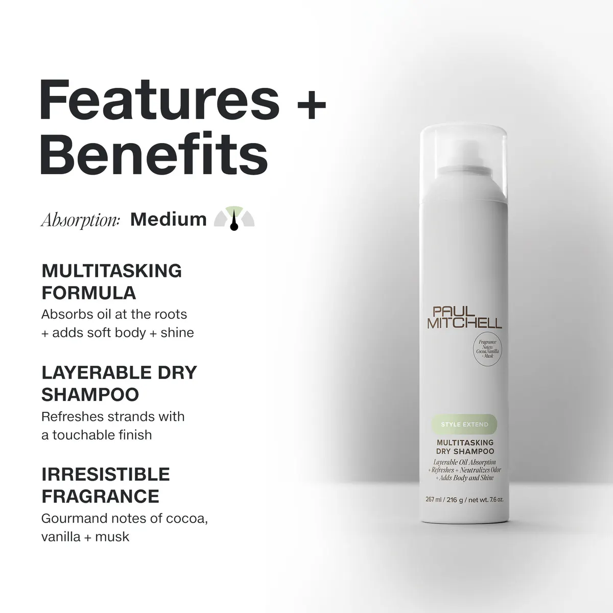 Paul Mitchell Multi-Tasking Dry Shampoo 267 ml, view 2
