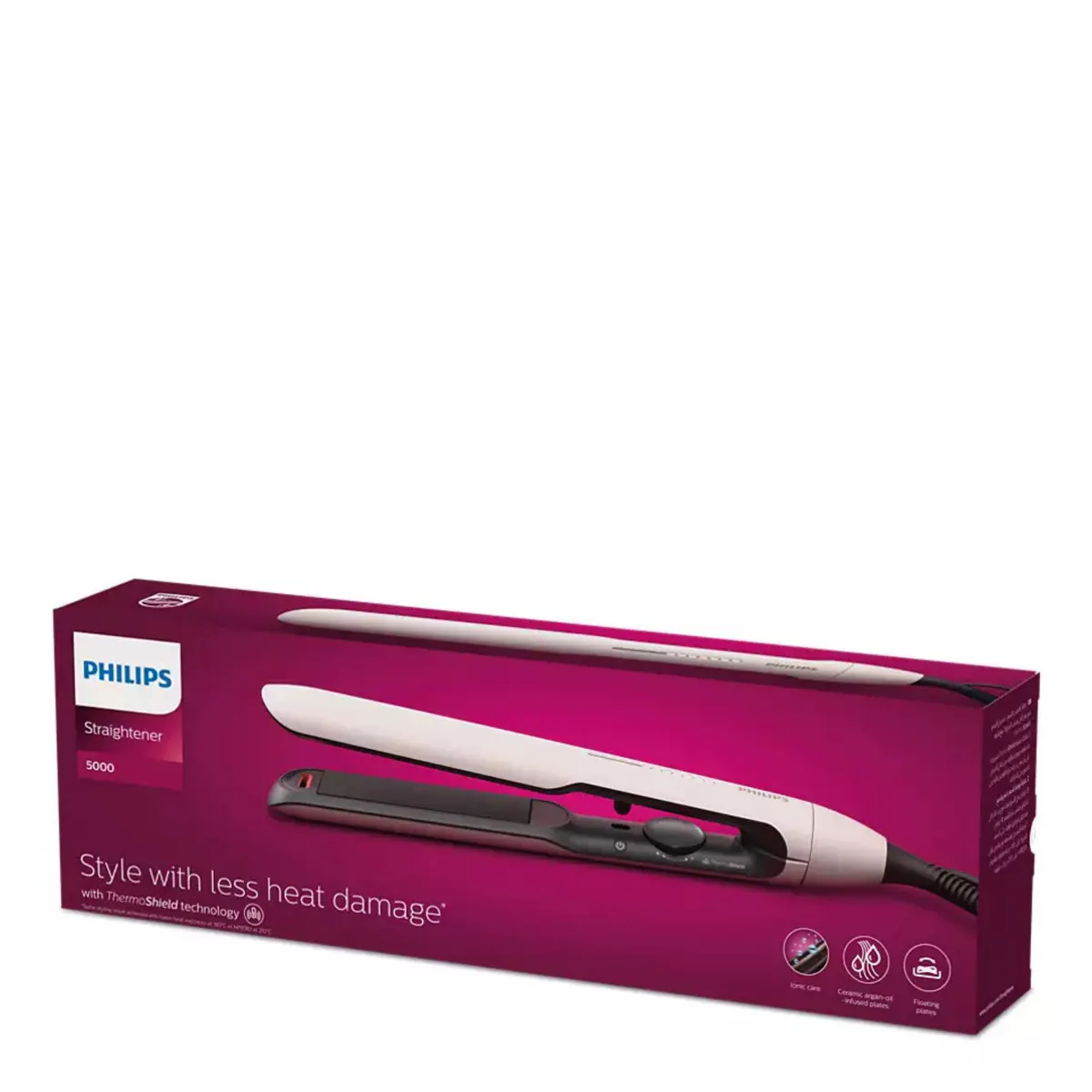 Philips Hair Straightener 5000 ThermoShield Technology - Pearl Peach, view 6