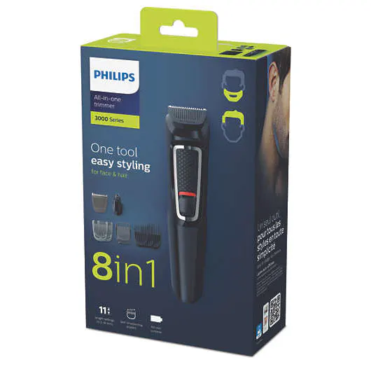 Philips Multigroom Series 3000 8-in-1 Face & Hair Trimmer - Black, view 6