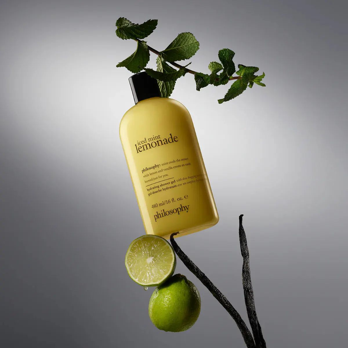 Philosophy Hydrating Shower Gel Iced Mint Lemonade 480ml, view 3