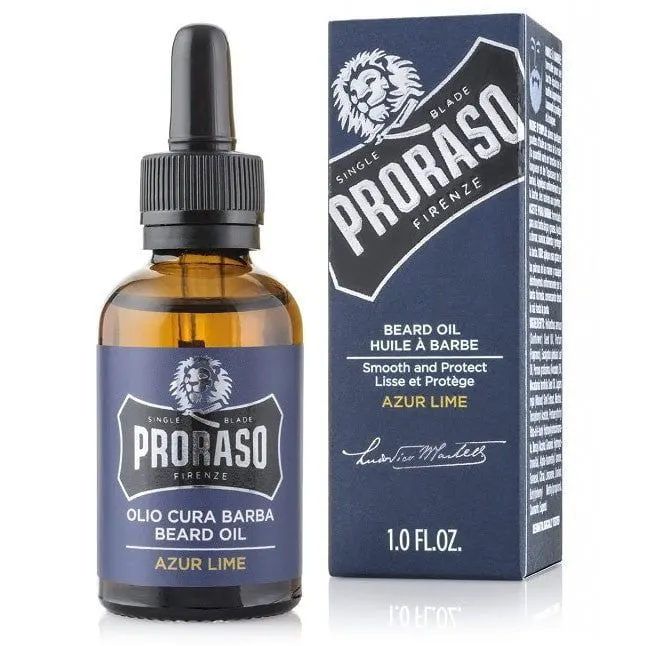 Proraso Beard Oil Azur Lime 30ml, view 2