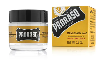 Proraso Moustache Wax Wood & Spice 15ml
