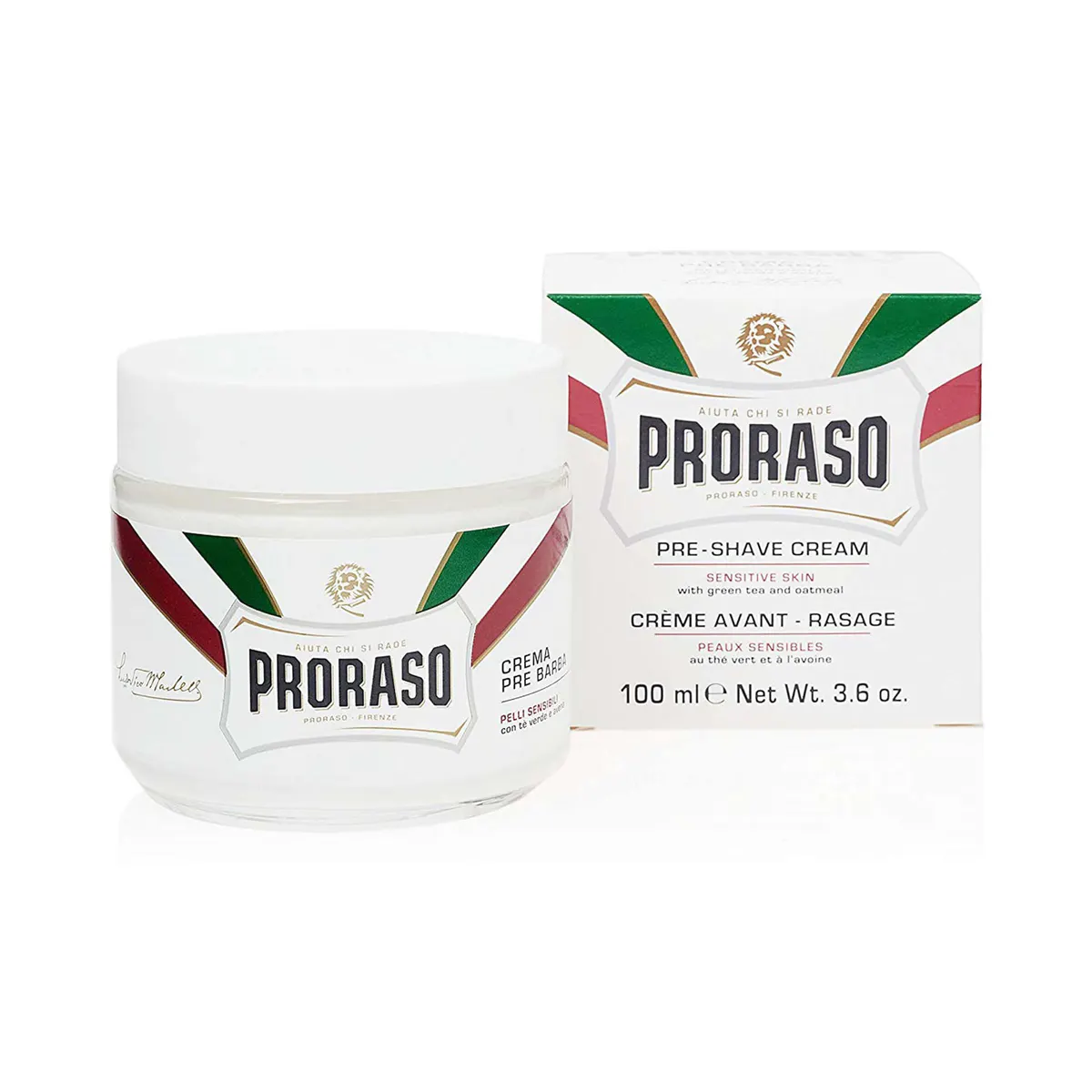 Proraso Pre-Shave Cream Tub Sensitive Skin 100ml, view 2