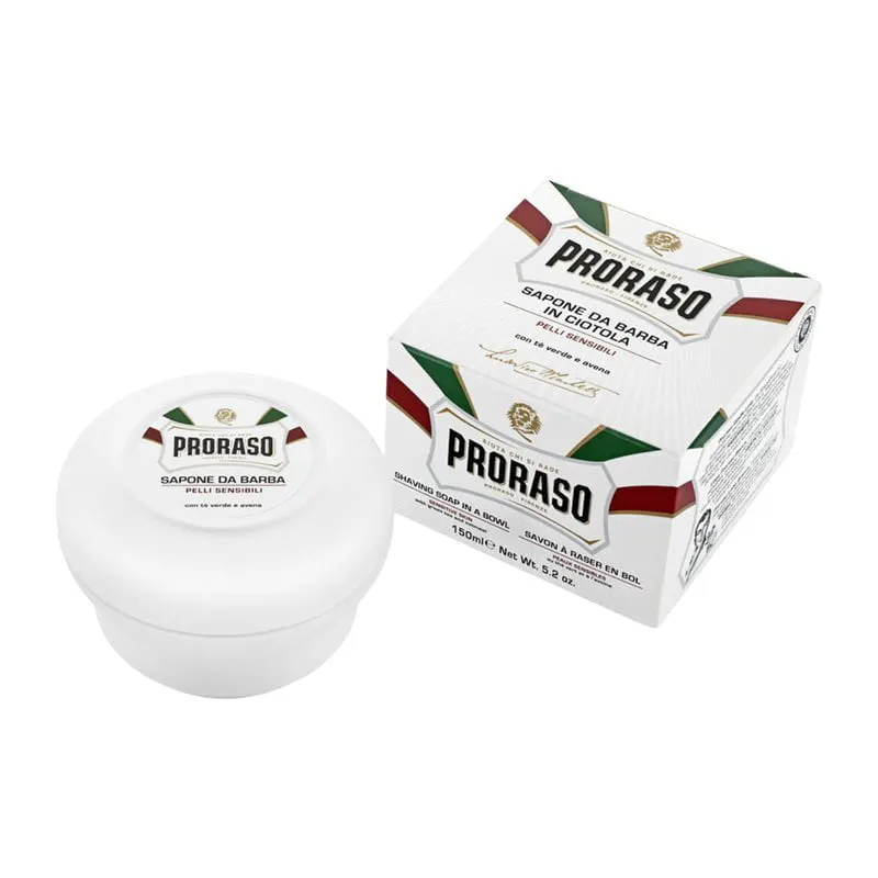 Proraso Shaving Soap In A Bowl: Sensitive Skin 150ml, view 2
