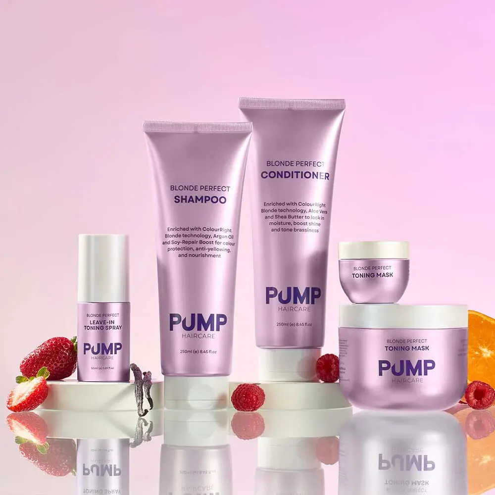 Pump Haircare Blonde Perfect Escape Collection Travel Pack, view 3