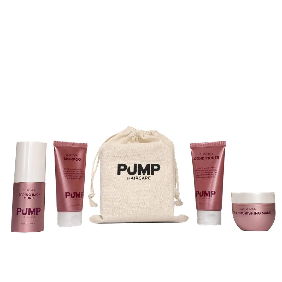 Pump Haircare Curly Girl Escape Collection Travel Pack
