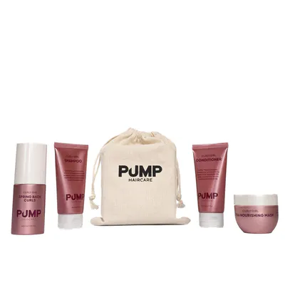 Pump Haircare Curly Girl Escape Collection Travel Pack