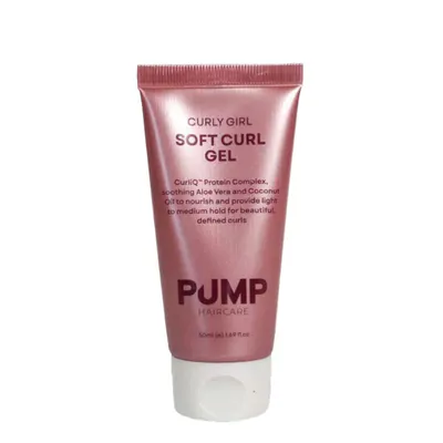 Pump Haircare Curly Girl Soft Curl Gel Travel Size 50ml