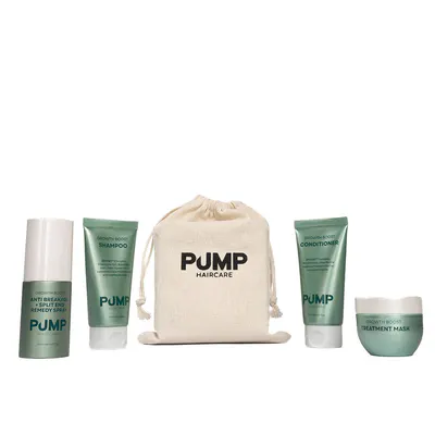 Pump Haircare Growth Boost Escape Collection Travel Pack