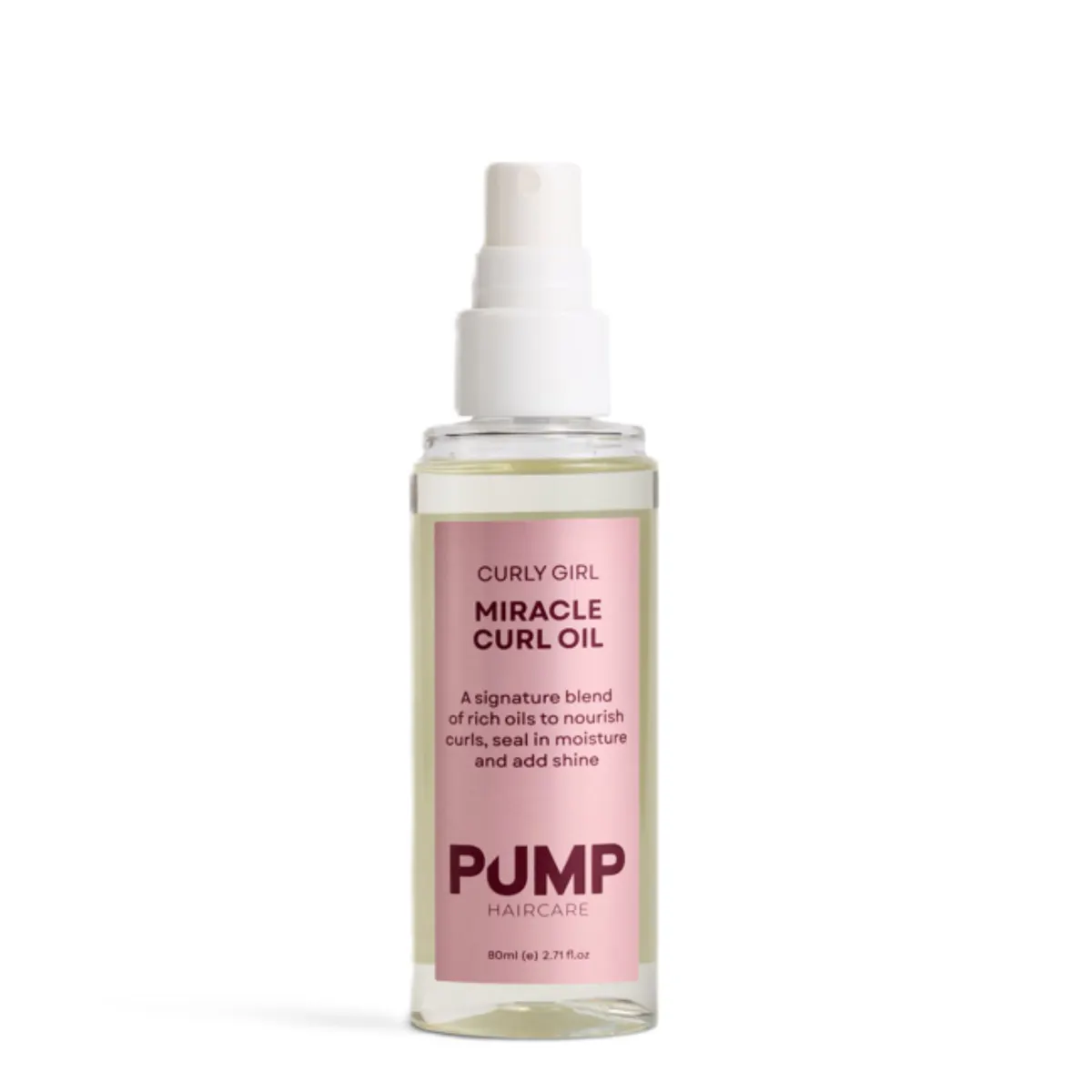 Pump Haircare Curly Girl Miracle Curl Oil 80ml