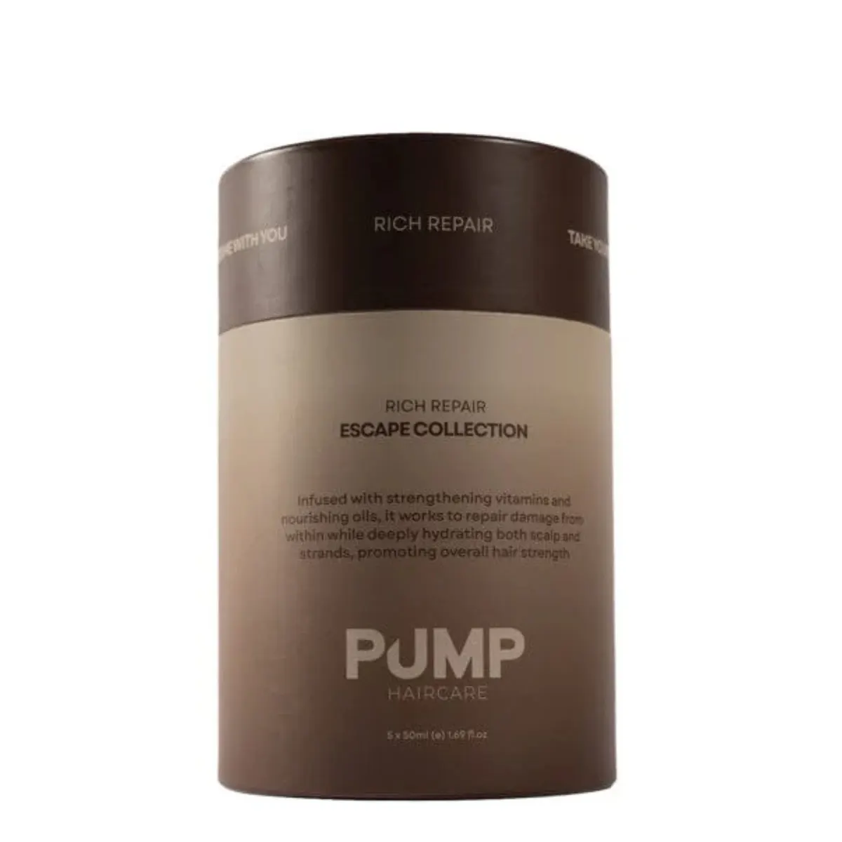 Pump Haircare Rich Repair Escape Collection Travel Pack, view 2
