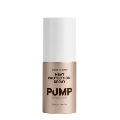 Pump Haircare Rich Repair Heat Protection Spray Travel Size 50ml