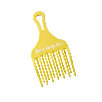Pump Haircare Kurly Kidz Yellow Comb