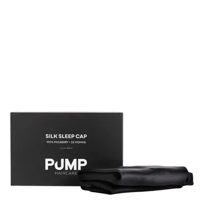 Pump Mulberry Silk Sleep Cap - Black