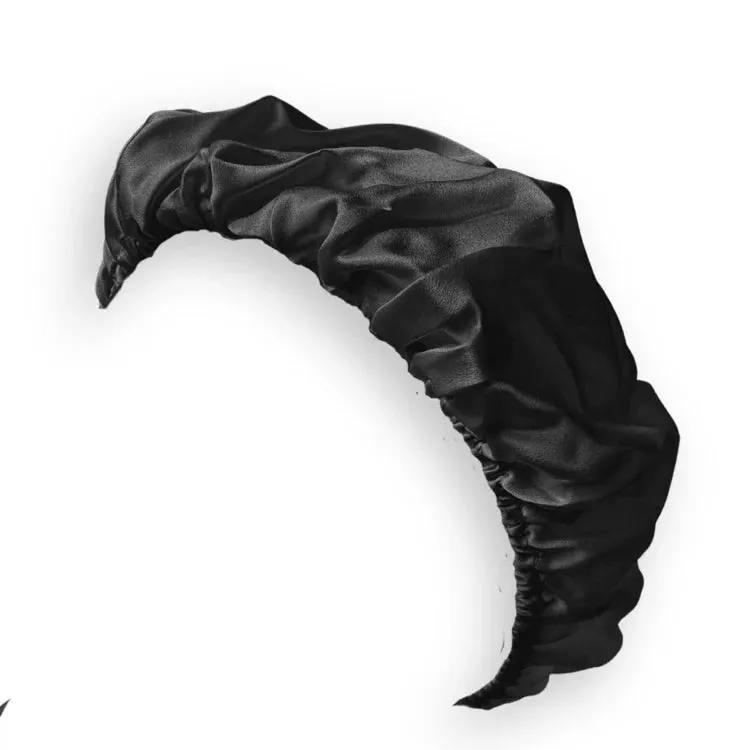 Pump Mulberry Silk Sleep Cap - Black, view 2