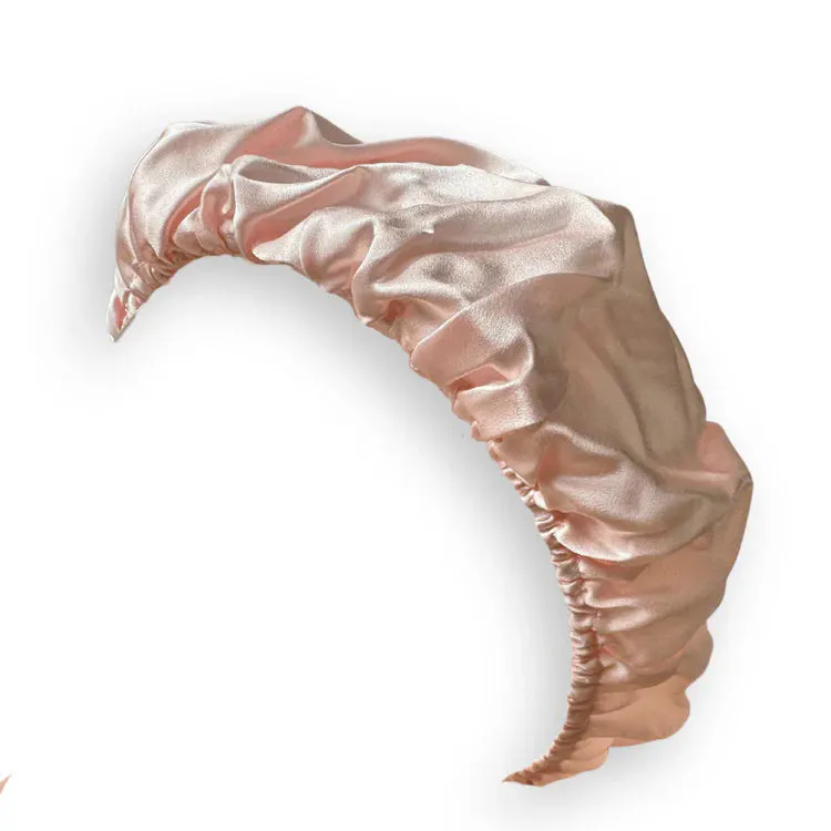 Pump Mulberry Silk Sleep Cap - Pink, view 2