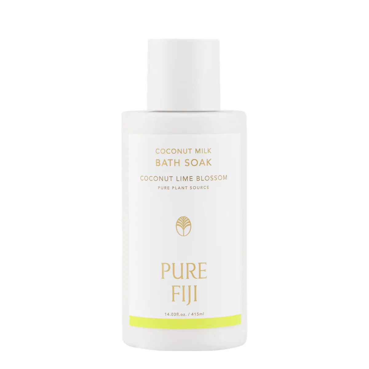 Pure Fiji Coconut Milk Bath Soak 415ml - Coconut Lime Blossom