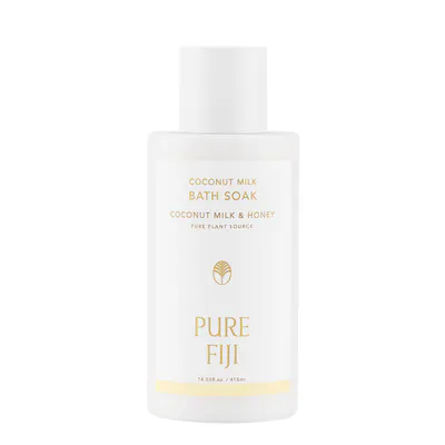 Pure Fiji Coconut Milk Bath Soak 415ml - Coconut Milk & Honey
