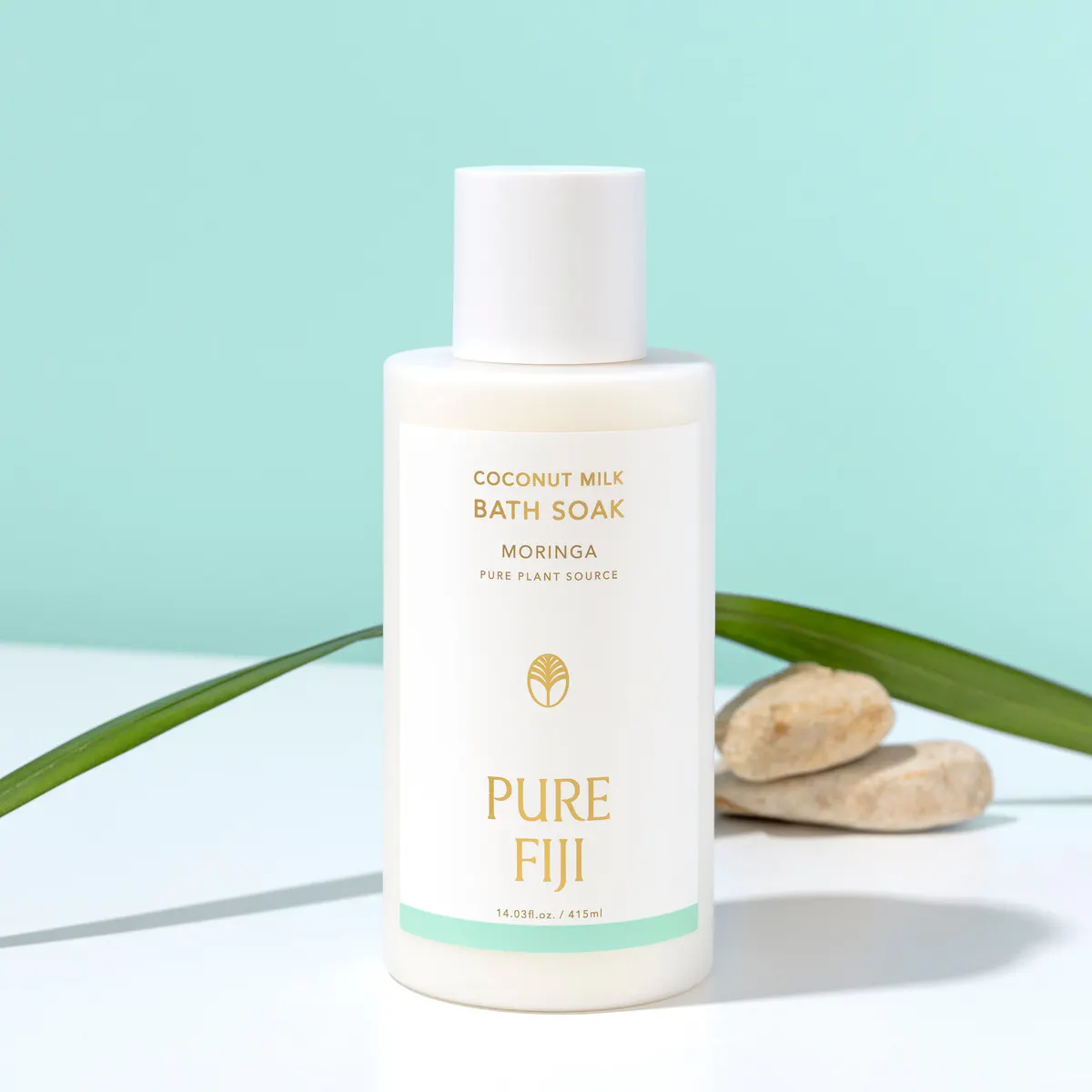 Pure Fiji Coconut Milk Bath Soak 415ml - Moringa, view 2